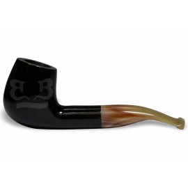 Cachimbo Elite Curvo (Filtro Permanente) Piteira Chifre - 0147-39